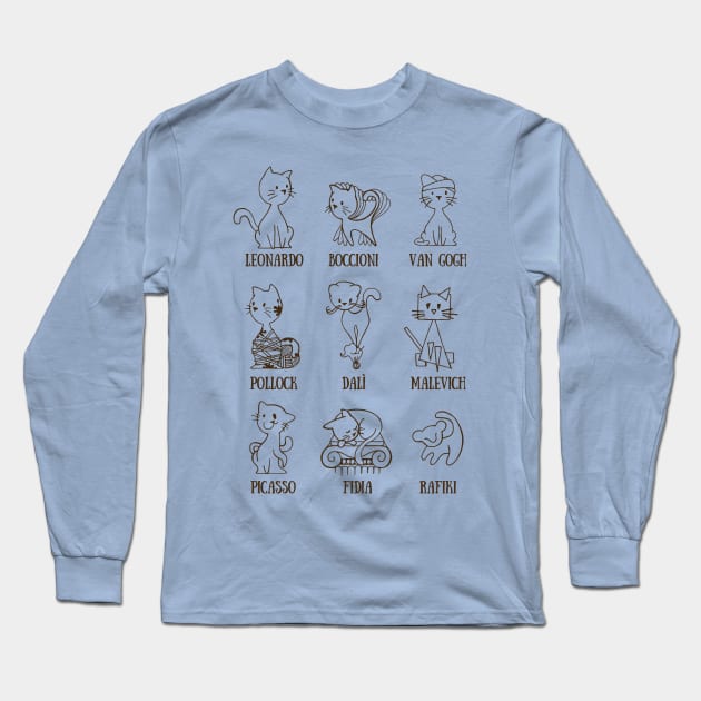 Art History Long Sleeve T-Shirt by rapidograph